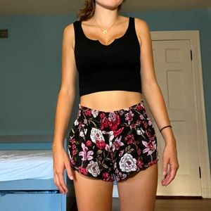 floral comfy shorts
